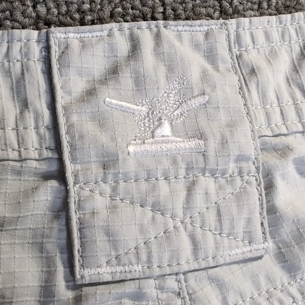 RailRiders Bitter End Ripstop Nylon Adventure Shorts Size 38 in Granite Gray